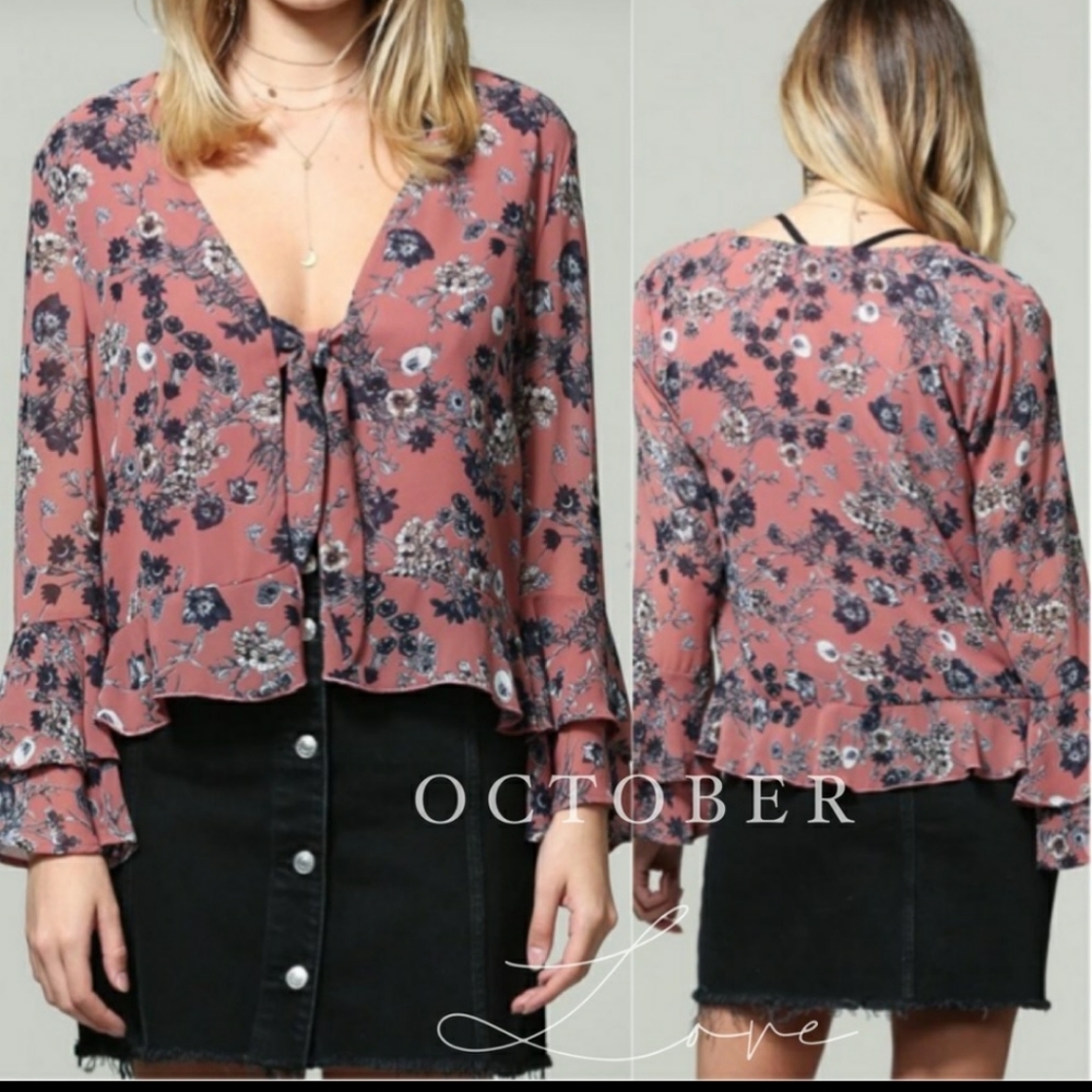 Floral Print Top